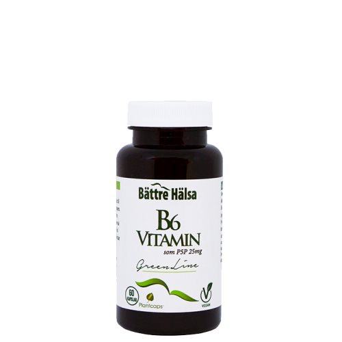Bild av B6 P5P 25 mg, 60 kapslar