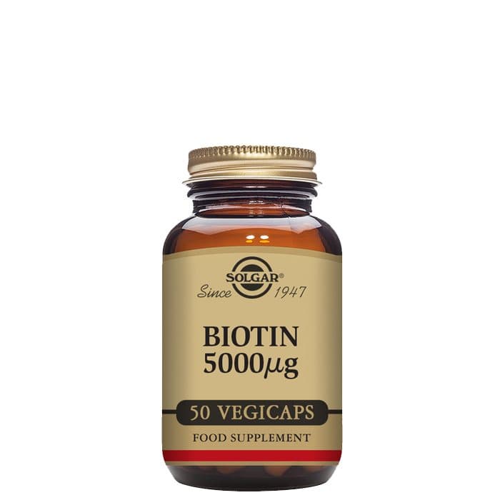 Biotin 5000 mcg, 50 kapslar