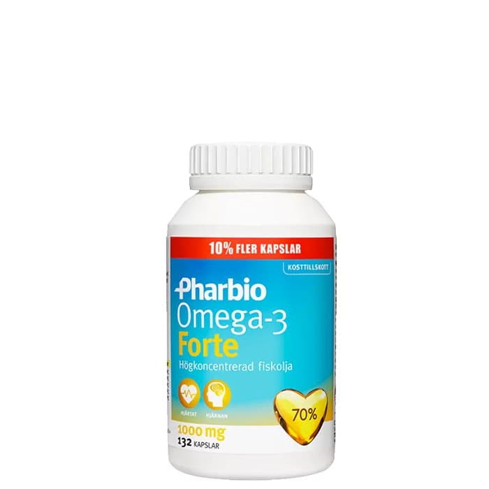 Omega-3 Forte, 132 kapslar