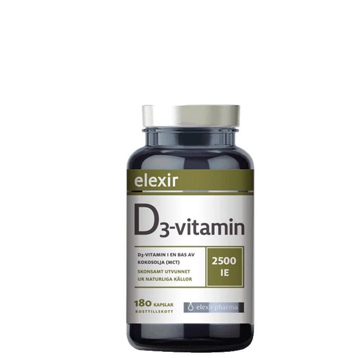 D3-vitamin 2500 IE, 180 kapslar