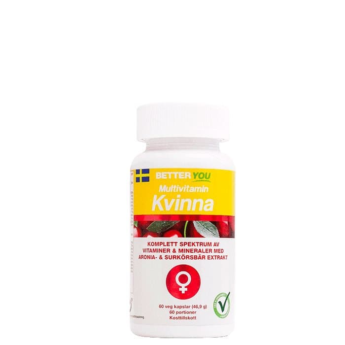 Multivitamin Kvinna, 60 kaps