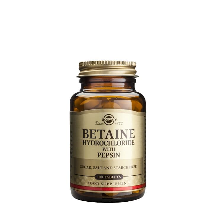 Betain Hydrochloride, 100 tabletter