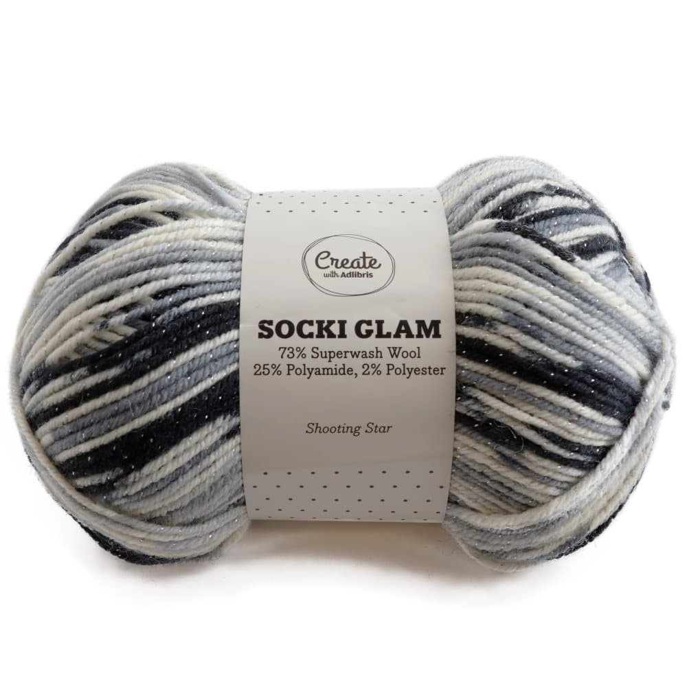 Adlibris Socki Glam 100g Shooting Star B164