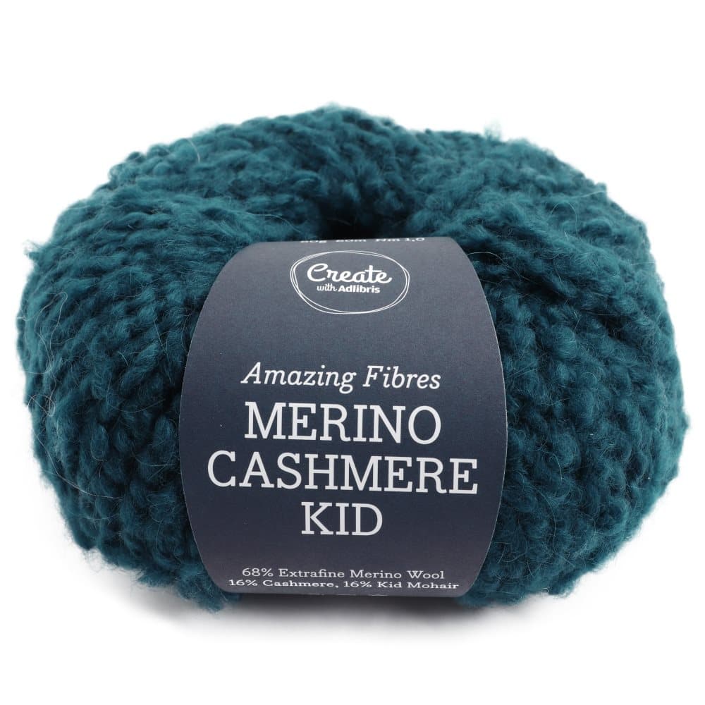 Adlibris Merino Cashmere Kid 50g Dark Petroleum A585