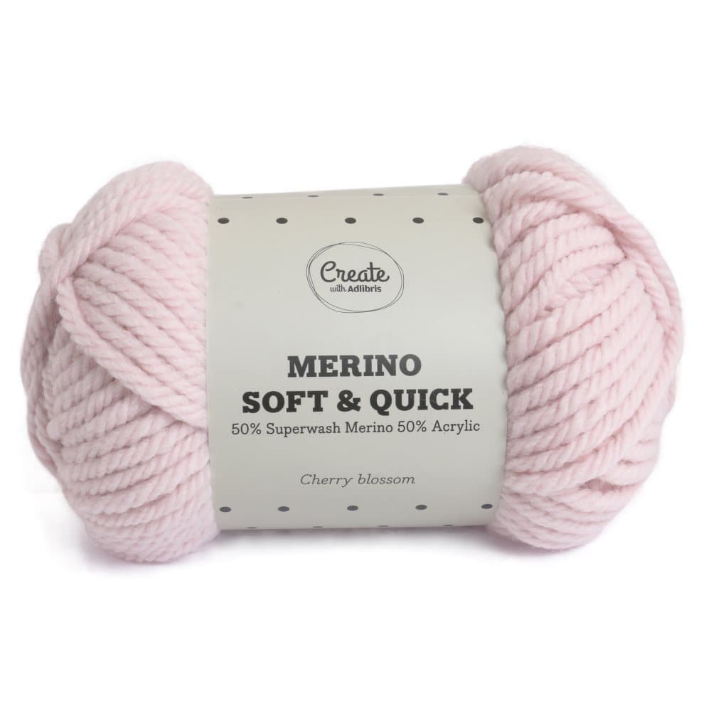 Adlibris Merino Soft & Quick Lanka Villasekoitus 150g Cherry Blossom A165