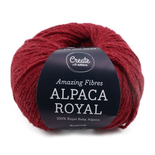 Bild av Adlibris Alpaca Royal 50g Burgundy A722