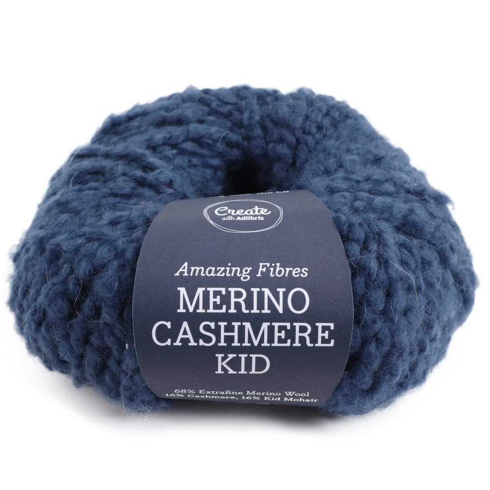 Adlibris Merino Cashmere Kid 50g Steel Blue A587