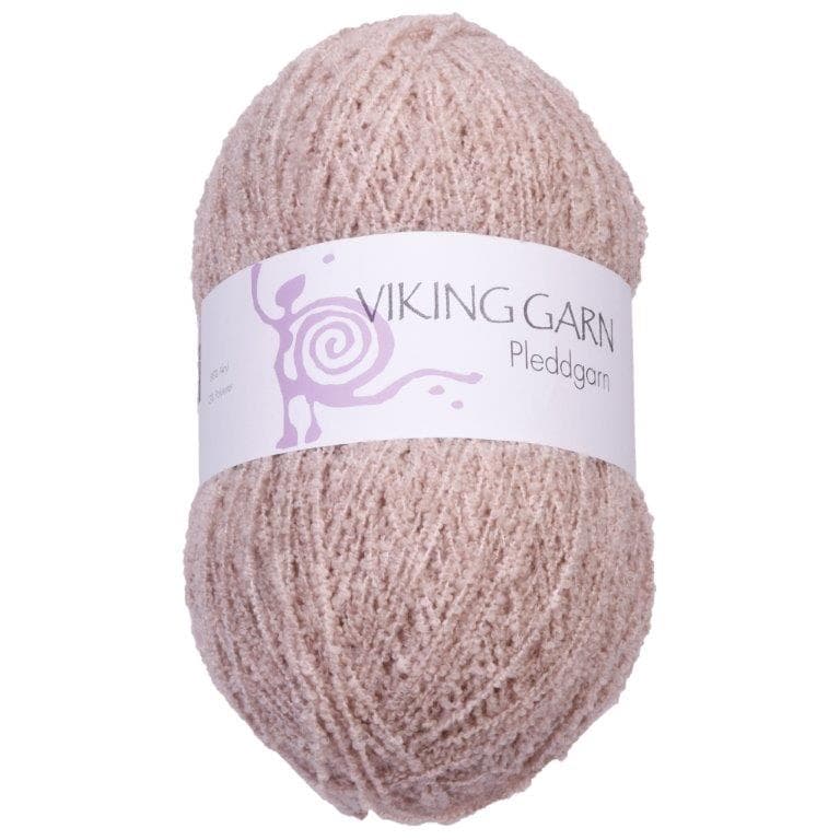 Pleddgarn 350 gr puuteri Viking Garn