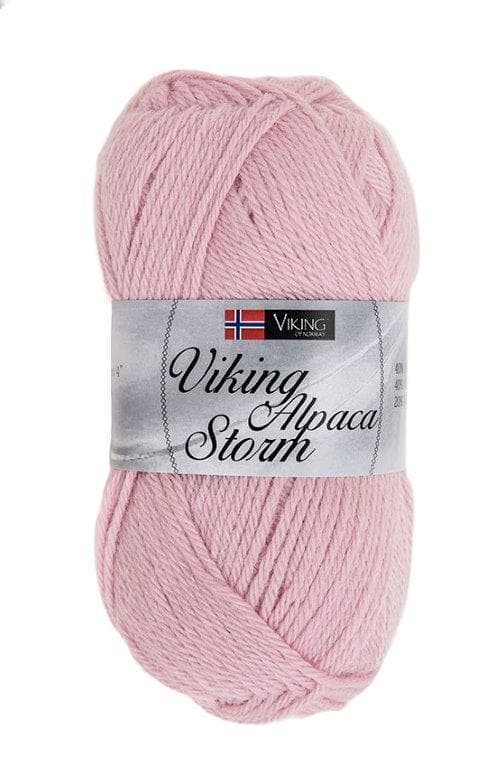 Viking of Norway Alpaca Storm 50 gr vaaleanpunainen
