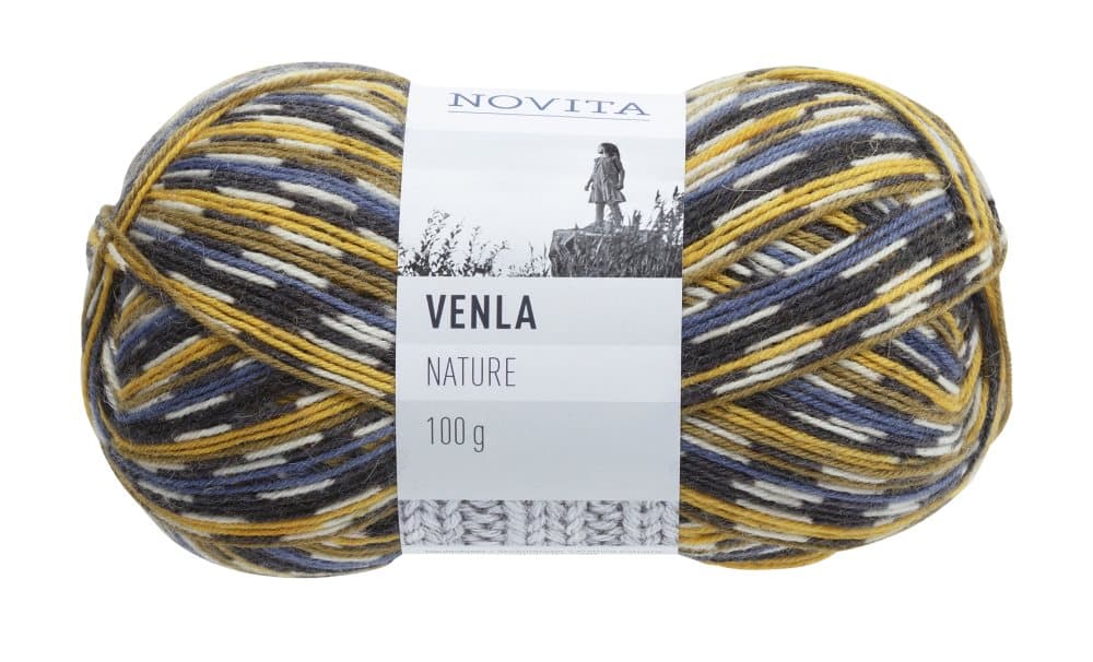 Novita Venla Nature villasekoitelanka 100 g talitintti 818