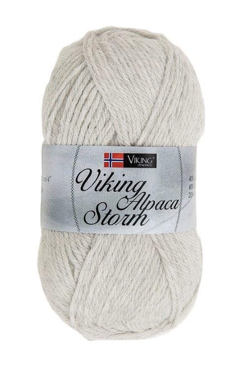 Viking of Norway Alpaca Storm Garn Alpackamix 50g Pärlgrå 512