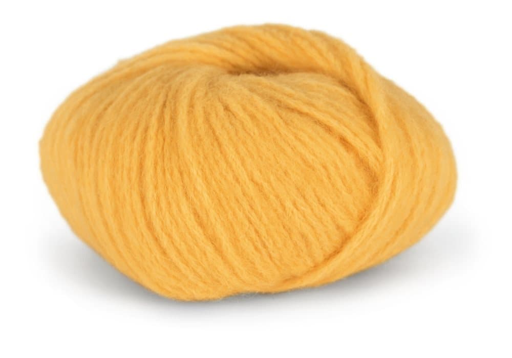 Du Store Alpacka Pus Garn Alpackamix 50 g gyllengul 4025