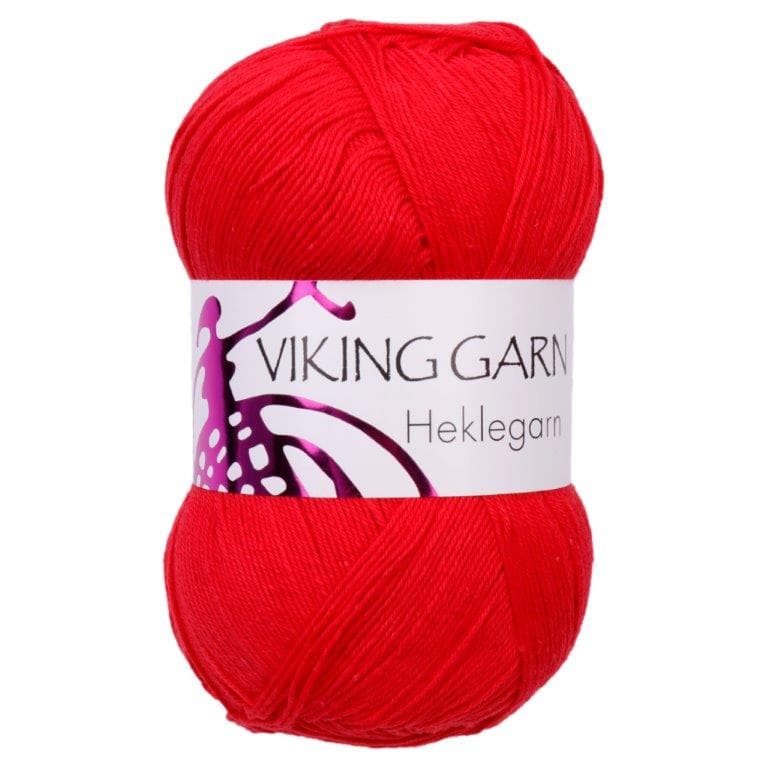 Viking of Norway Heklegarn 12/4 100 gr Rød 850