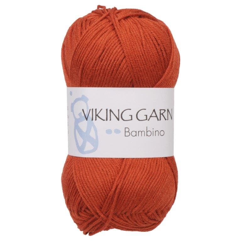 Viking of Norway Bambino Garn Bomullsmix 50g Rost 452