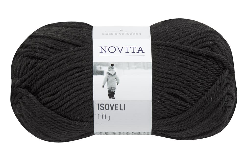 Novita Isoveli villasekoitelanka 100 g noki 099