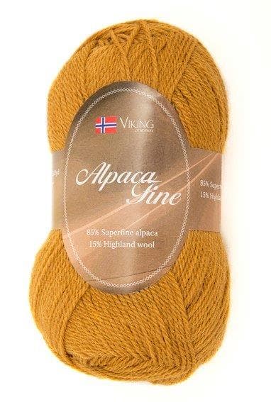 Alpaca Fine 50 gr okra Viking Garn