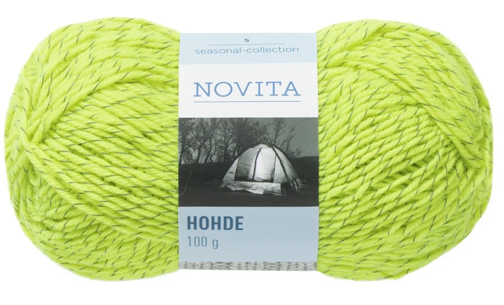 Novita Hohde heijasta villasekote 100g, salama 201