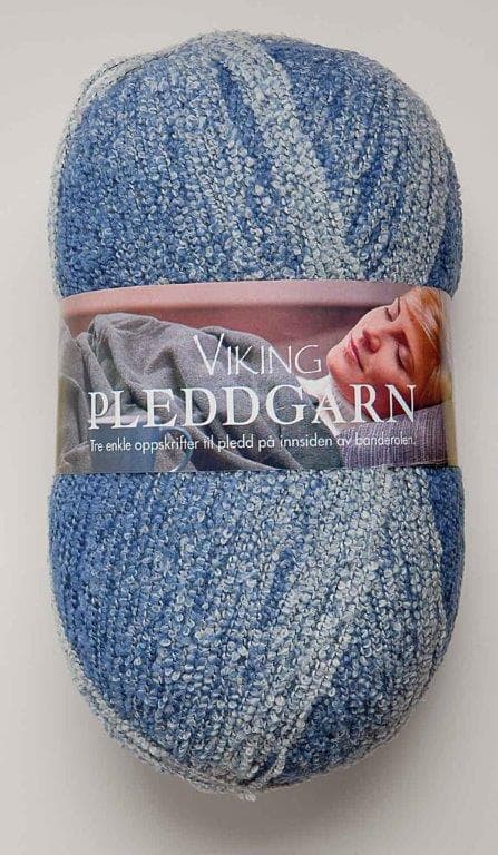 Pleddgarn 350 gr vaaleansininen Viking Garn
