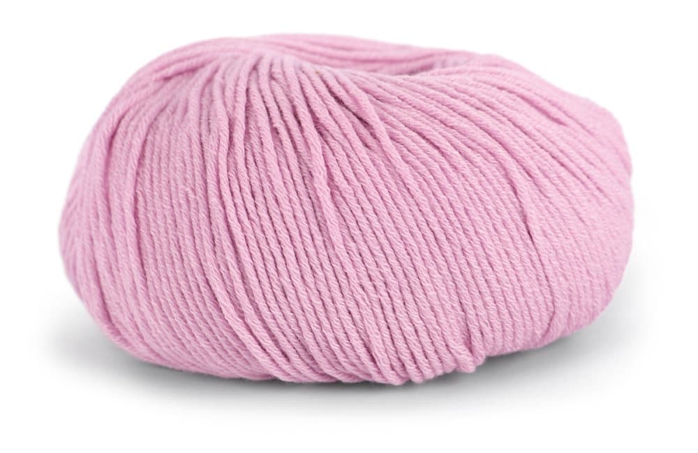 Knit At Home Classic Cotton Merino Garn Ullmix 50 g Ljus gammelrosa 811