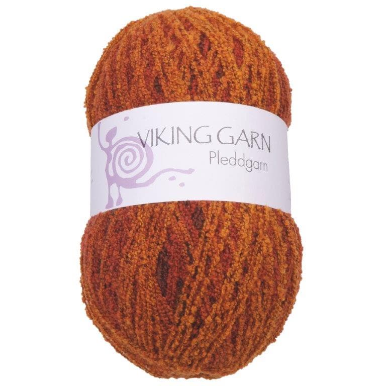 Pleddgarn 350 gr oranssi Viking Garn