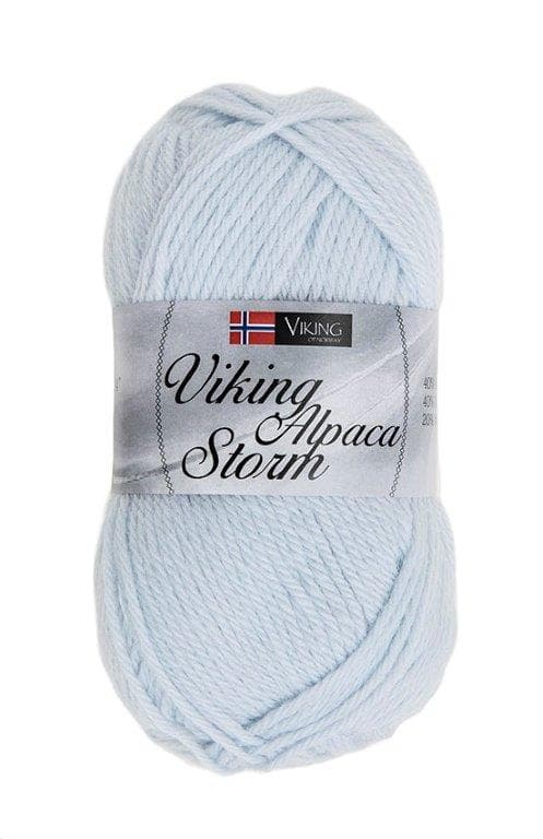 Viking of Norway Alpaca Storm 50 gr vaaleansininen