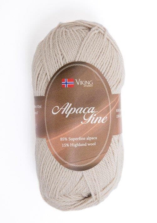 Alpaca Fine 50 gr hiekka Viking Garn
