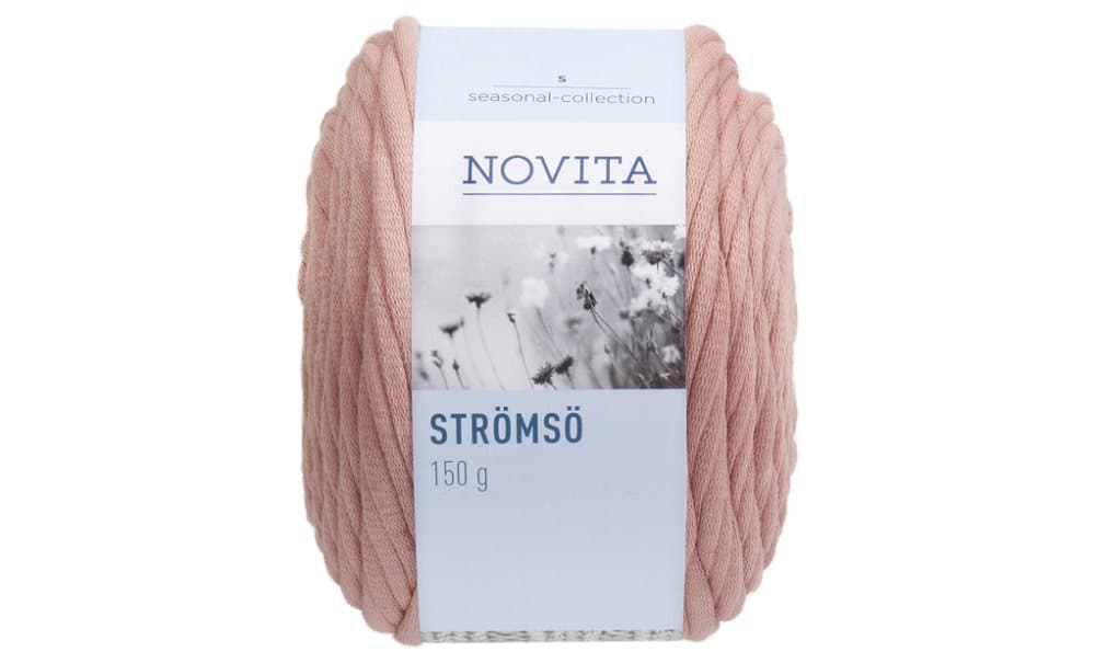 Novita Strömsö Garn Mixgarn 150 g, rosenvatten 504