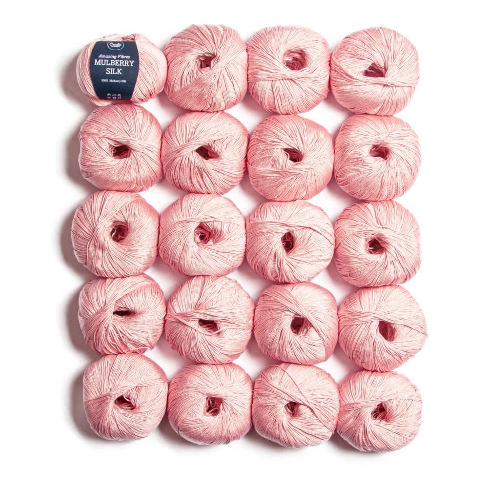 20-pakkaus Adlibris Mulberry Silk 50g Blush A453