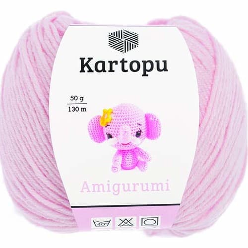 Kartopu Amigurumi 50g Baby Pink K1769