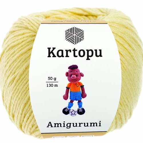 Kartopu Amigurumi 50g Funky Yellow K331
