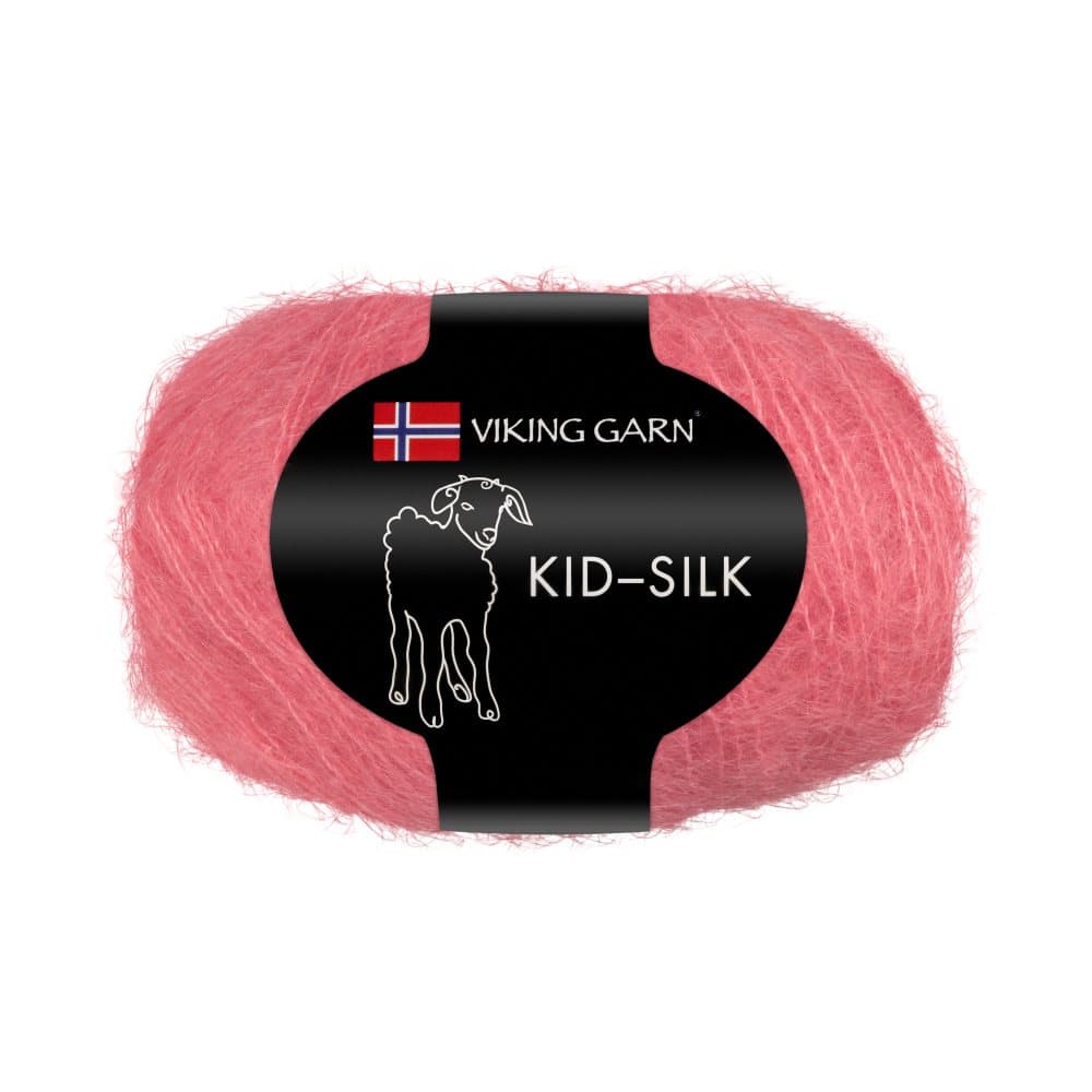 Viking of Norway Kid/Silk Garn 25 g Korall 352