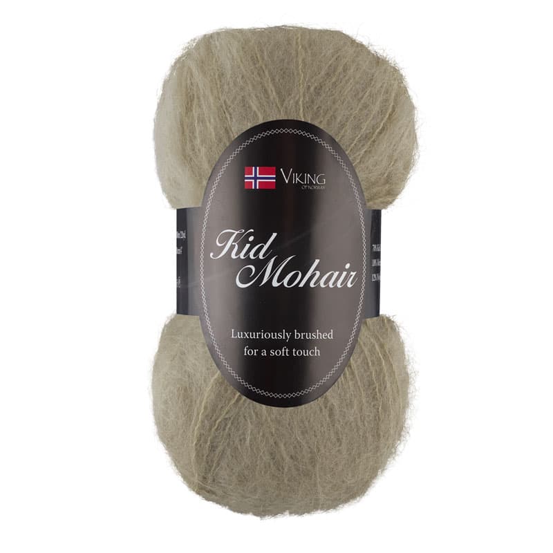 Viking of Norway Viking Kid Mohair Garn 50 g Olivgrön 932