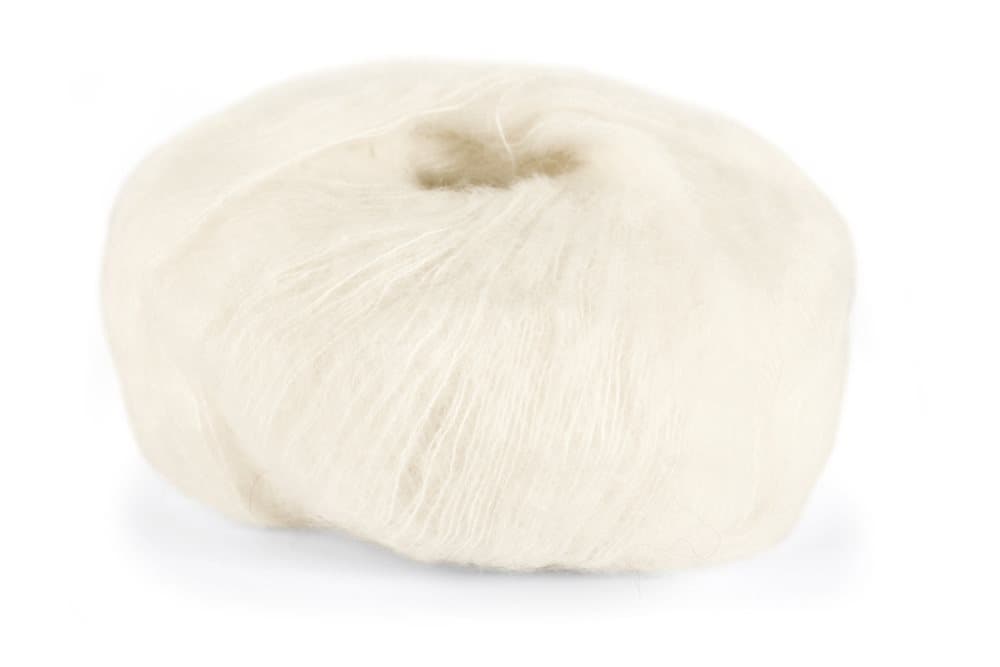 Dale Garn Erle Lanka Silk Mohair Mix 50 g luonnonvalkoinen 0020