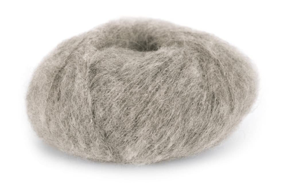 Du Store Alpacka Faerytale Garn 50 g ljus gråbrun 758