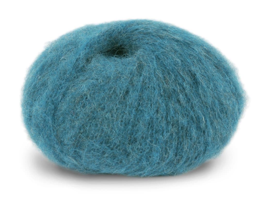 Du Store Alpakka Garn Faerytale, Turkis melert, 50g