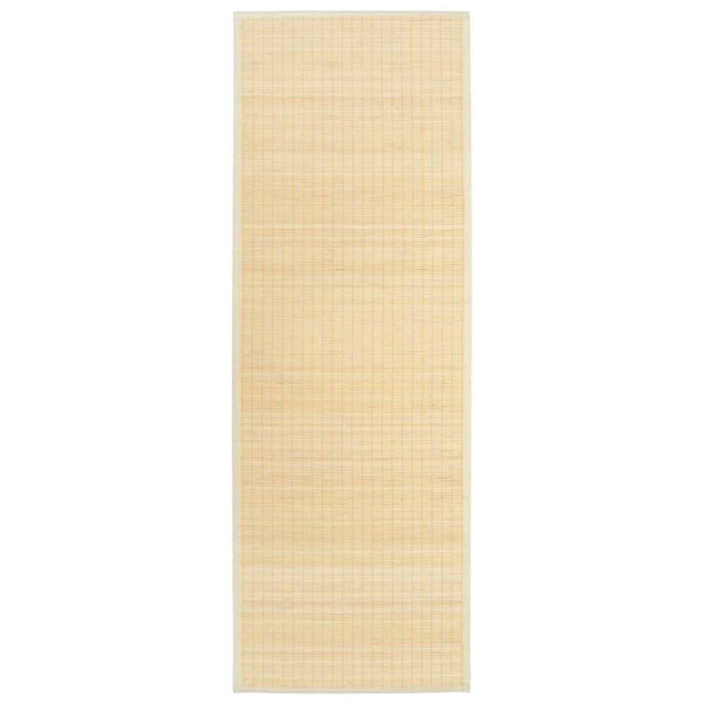 vidaXL Yogamatta i bambu 60x180 cm naturlig