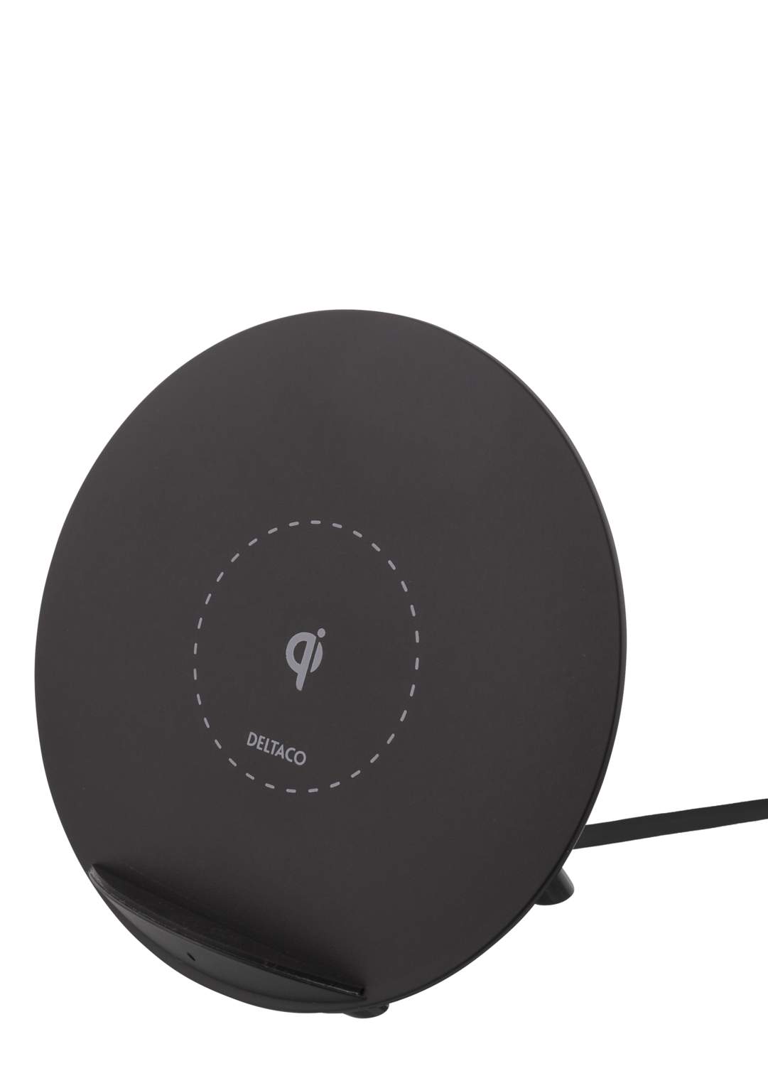 DELTACO Trådlös Snabbladdare för iPhone och Android, 10W, QI certifier DELTACO Trådlös Snabbladdare för iPhone och Android, 10W, QI certifier