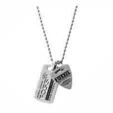 Fossil 84140040 mens pendant necklace