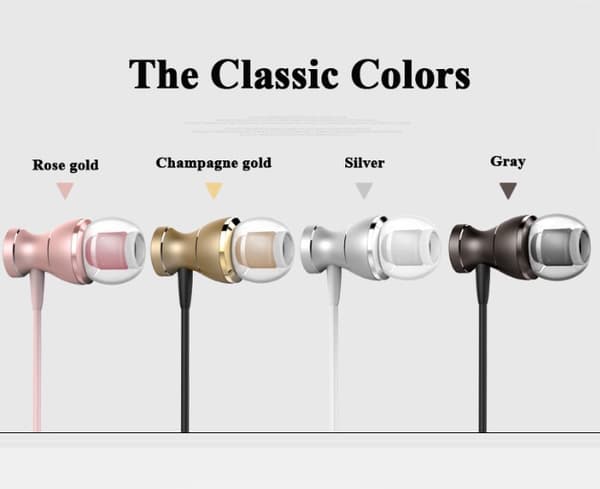 TOMKAS In-ear Magnetic MÖRKGRÅ