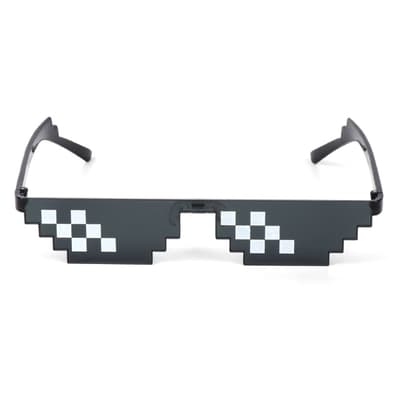 Thug Life Glasögon Meme Solglasögon Pixel