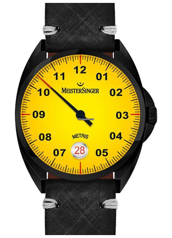 MEISTERSINGER METRIS Montre Metris Black Line ME905BL