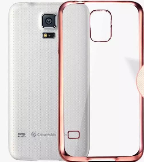 Sams S5 Silikonskal ROSÉGULD