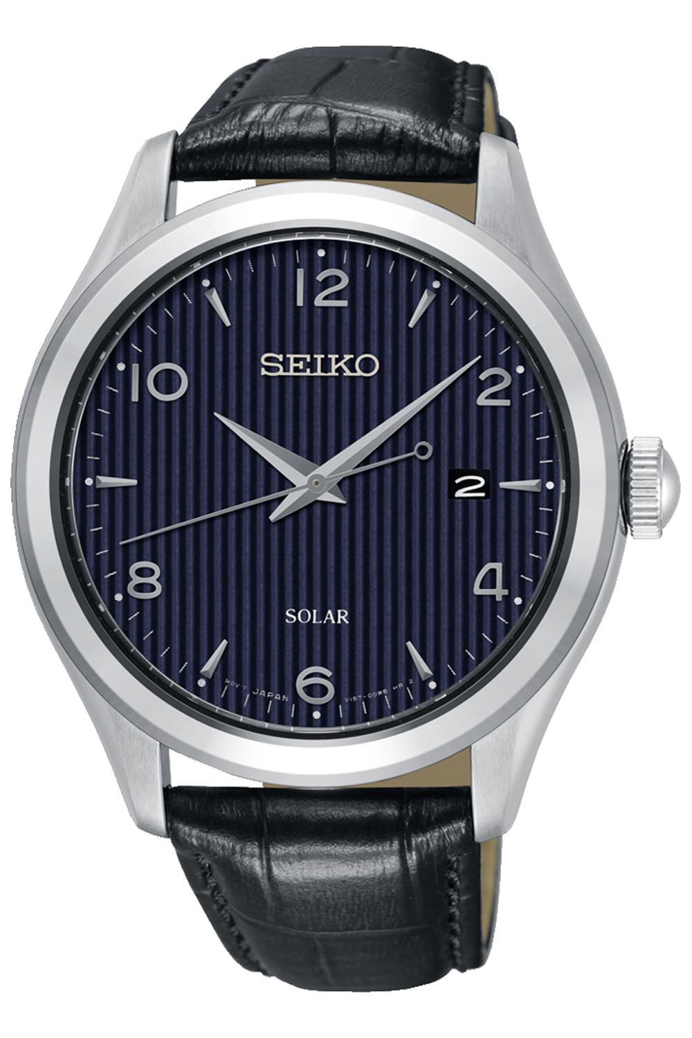 Seiko solar SNE491P1 Mens Solar watch