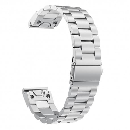 Armband RSF stål Garmin Fenix 3 / 5X / 5X Plus - Silver