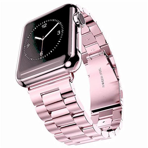 AppleWatchStål SILVER-ROSA38mm