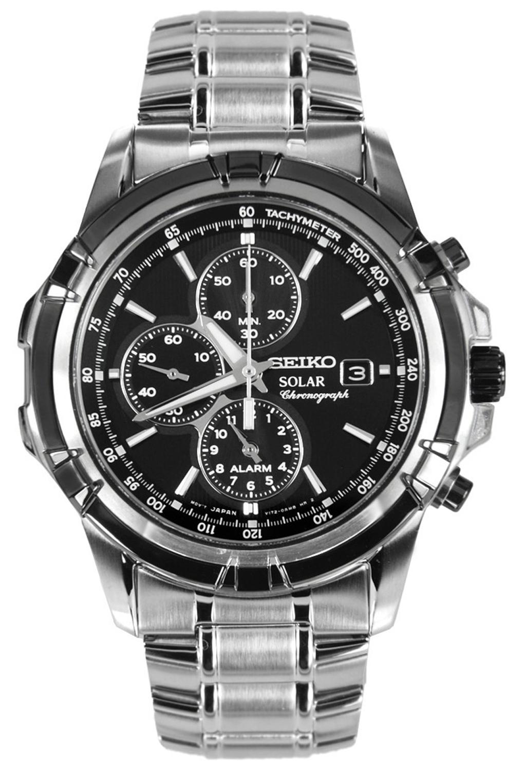 Seiko solar SSC147P1 Mens Solar watch