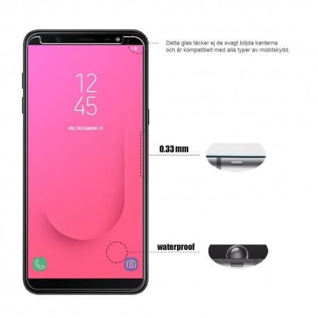 Herdet glass skjermbeskytter Samsung Galaxy J8 2018 (SM-J800F)
