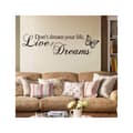 Miniatyrbillede 1 af 4: Wall Sticker - Live Your Dreams
