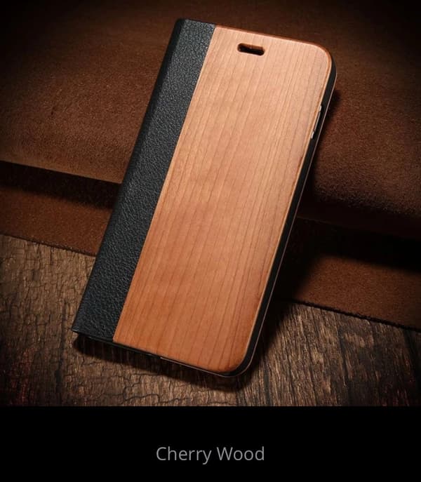 Iphone 6/6S Plus - Exklusivt Fodral i Bamboo Trä Hög kvalité