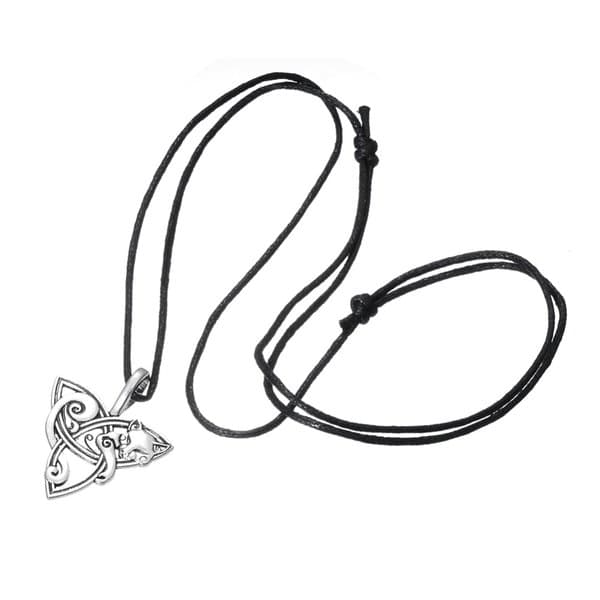 Halsband Keltisk Symbol Räv/Katt Wicca Pagan Mytologi Amulett